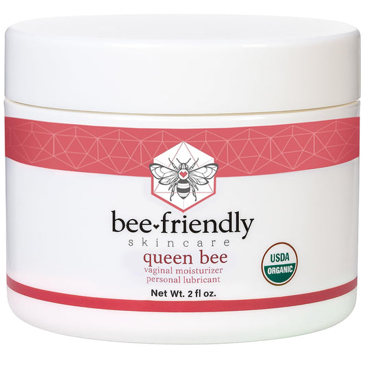 BeeFriendly Organic Vaginal Moisturizer bottle for gentle daily hydration.