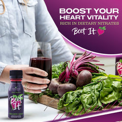BEET IT Circulation shot pour moment highlights easy on-the-go consumption.