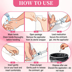 BeHerk individually wrapped applicator ideal for travel and on-the-go care