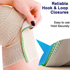 Beieverluck 6-inch wrap covers larger areas with smooth, breathable support