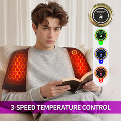 Beihaixiang massage function offers relaxing vibration for upper back.