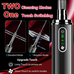 Belcore Upgrade Enema Douche rotating nozzle delivers thorough cleaning action.