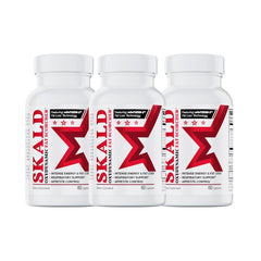 BELDT Labs Skald supplement bottle with clear label for pre-workout support