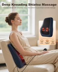 Beleduc massager shows heat settings for a soothing warming session.