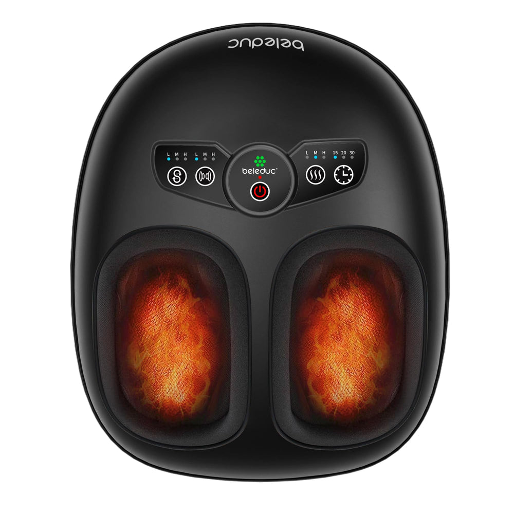 Beleduc foot massager with heat and shiatsu for deep relaxation.
