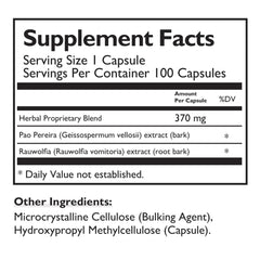 Beljanski Prostabel label front highlighting ingredients and vegetarian formula