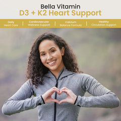 D3 K2 liquid drops in MCT oil base with Omega-3 by Bella All Natural.