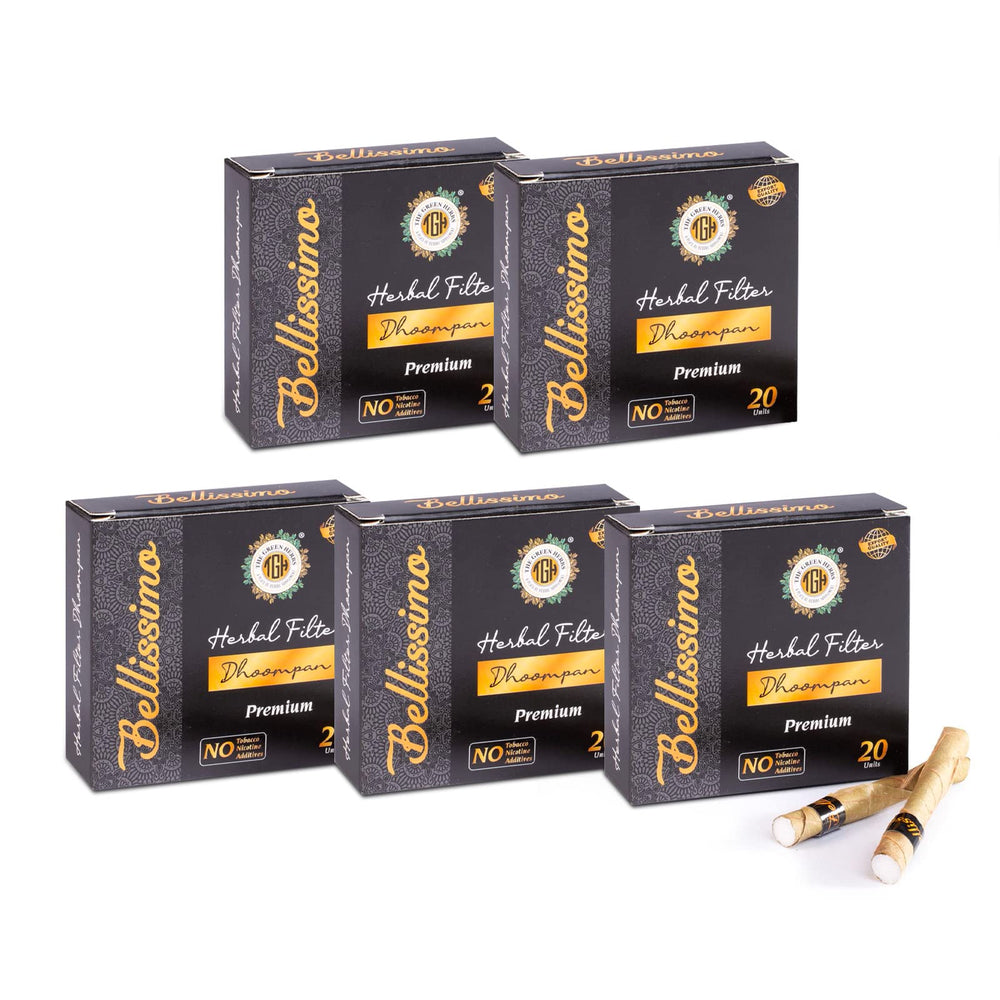 Bellissimo Herbal Cigarette pack visual, tobacco- and nicotine-free option for a cleaner experience