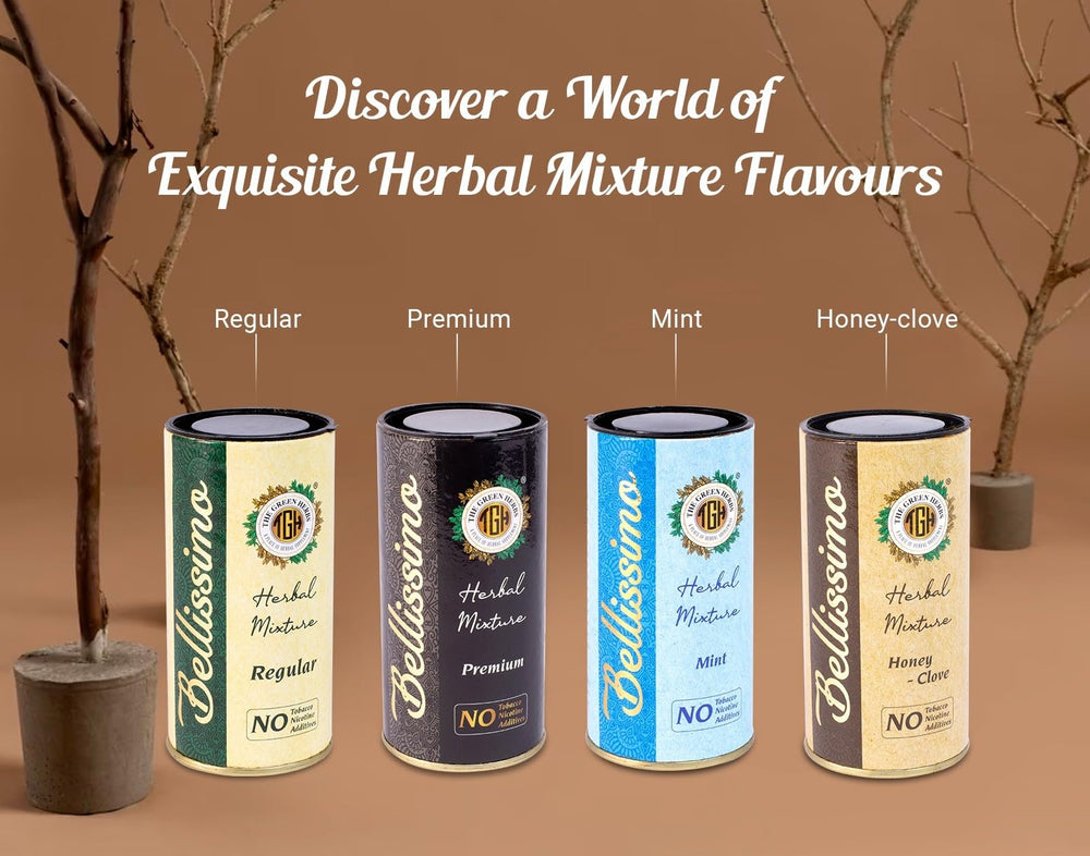 Bellissimo relaxed moment-after-use captures calm, tobacco-free satisfaction.