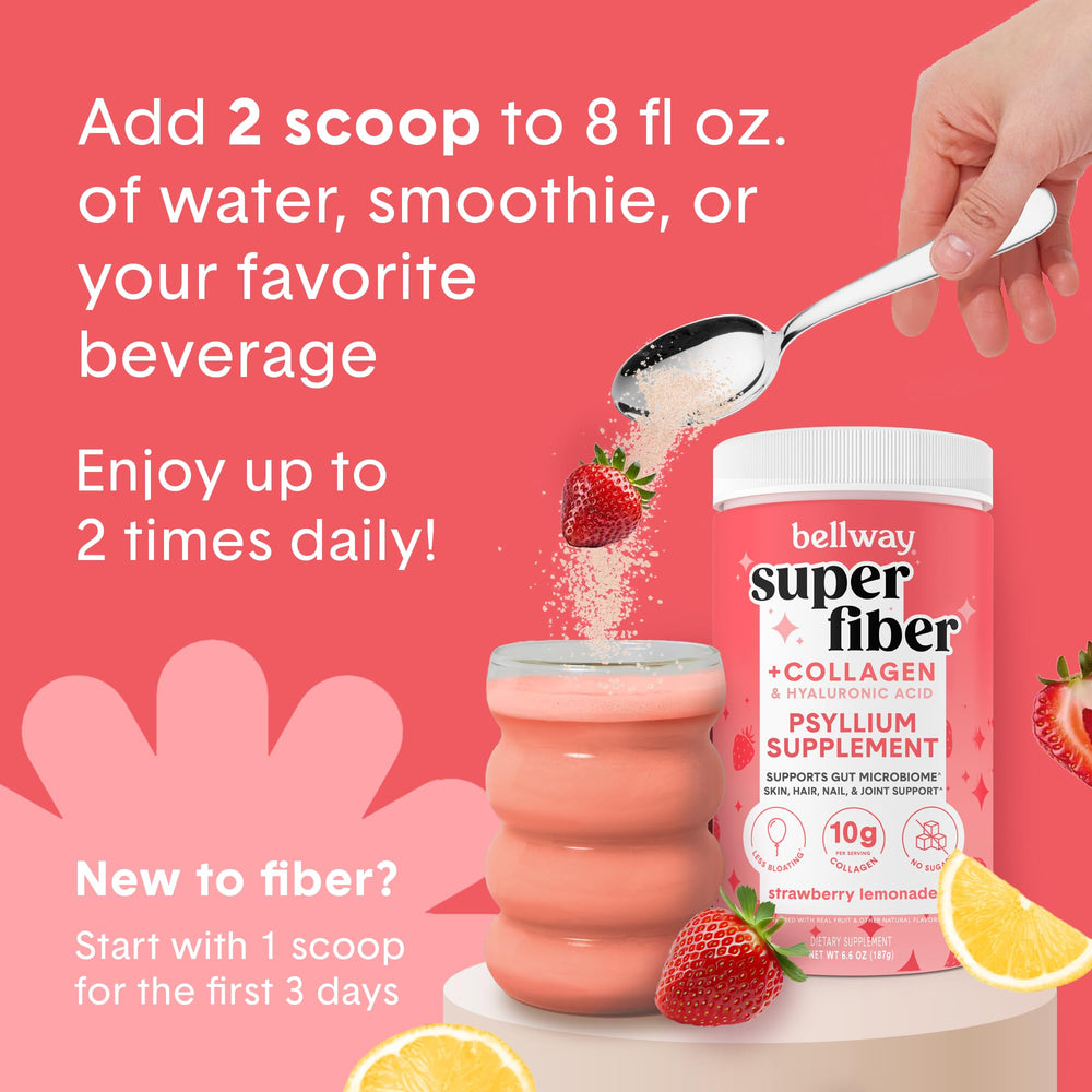 Bellway Strawberry Lemonade flavor powder served with ice, tasting fruity