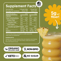 Bellway packaging image showcases USA-made organic, non-GMO fiber with a clean label for trust.