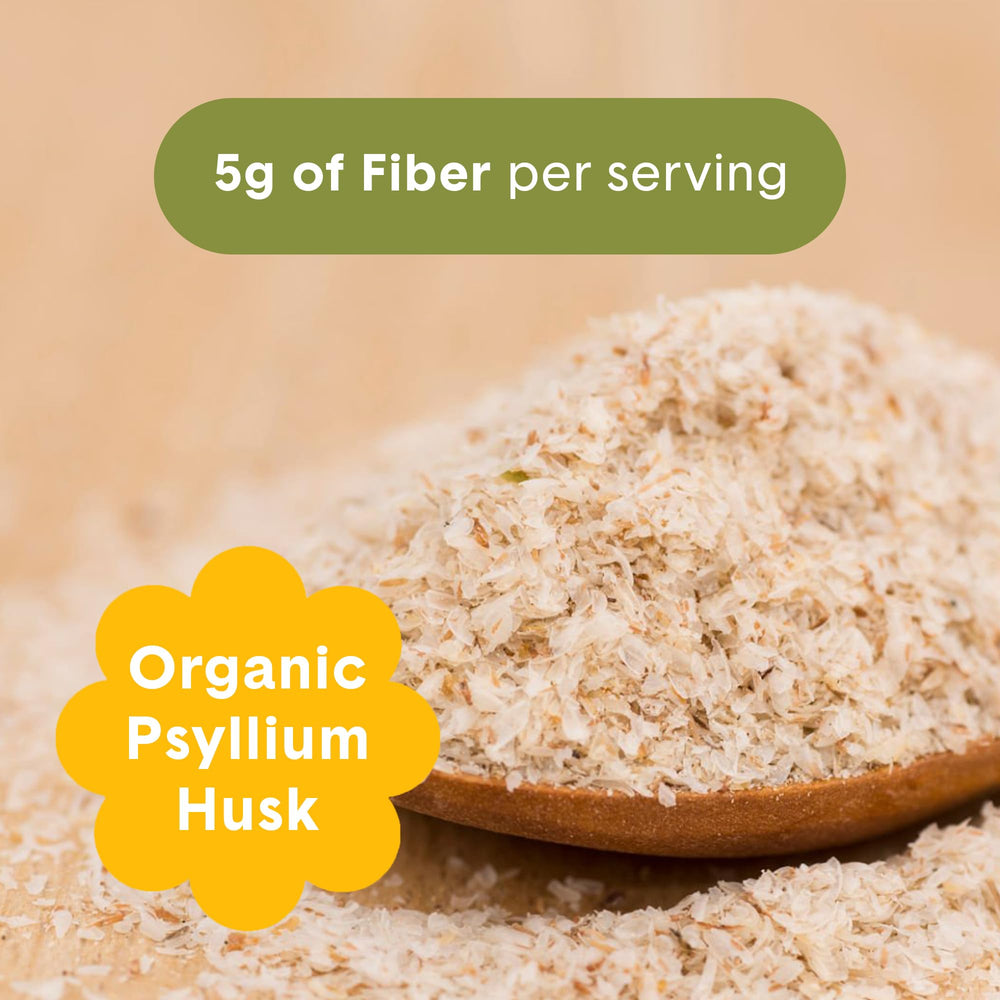 Bellway serving spoon shows easy daily dosing for steady fiber intake.
