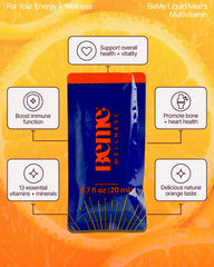 BeMe allergen-free label indicates safe, broad-friendly nutrition.