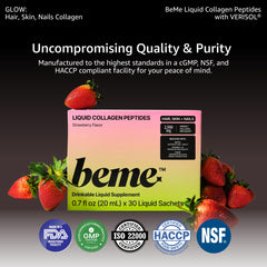 BeMe 30-sachet travel pack ready for on-the-go routine.