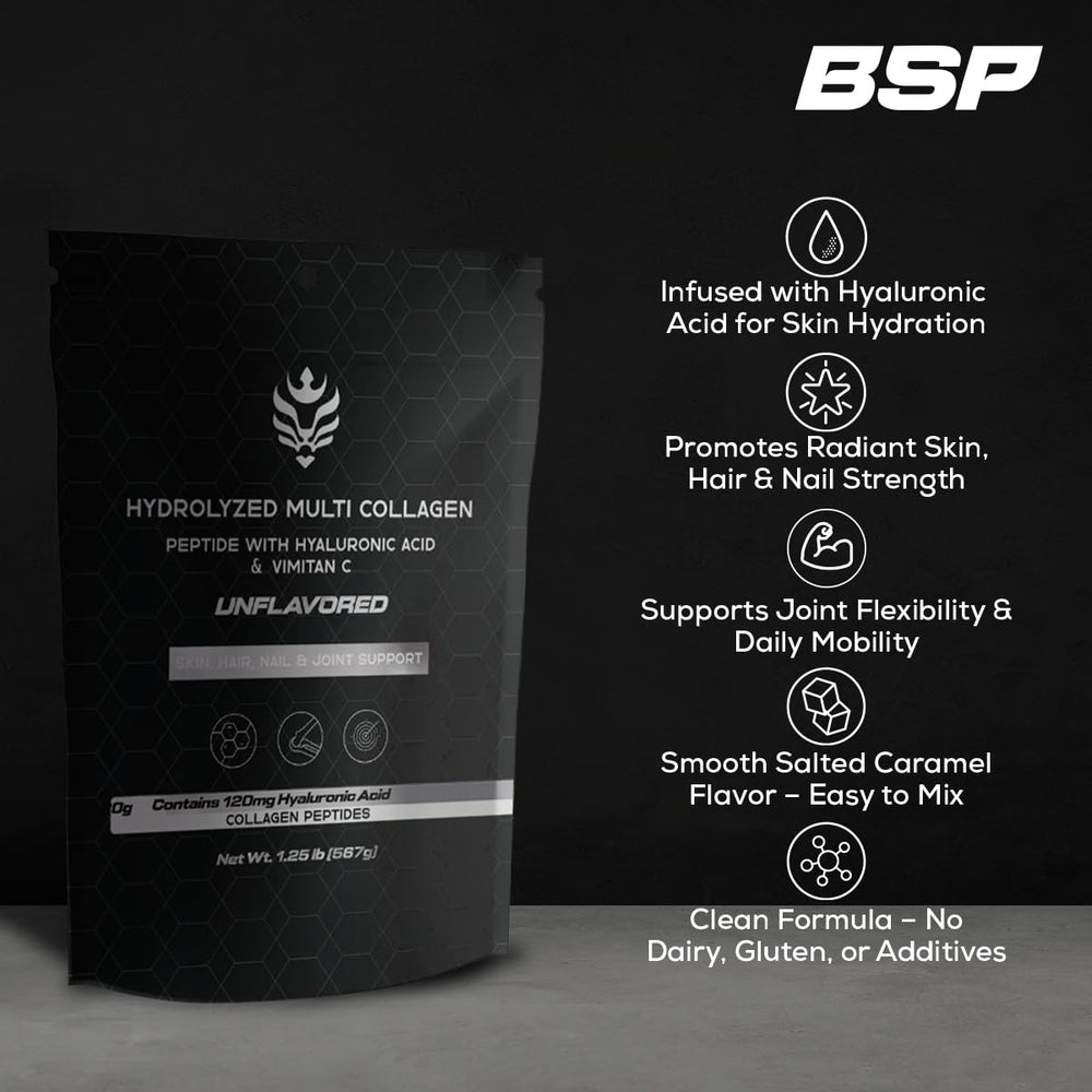 Benavidez Collagen Peptides blended into smoothie for a flavor-neutral boost.