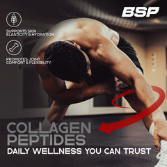 Benavidez Collagen Peptides grass-fed source icon indicating clean nutrition.