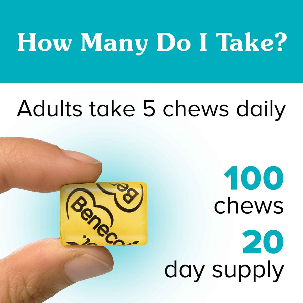 Benecol Soft Chews on-the-go chocolate chews fit into busy schedules