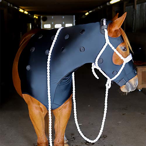 Benefab Lycra Hood magnetic panel close-up suggests targeted support for neck and shoulders