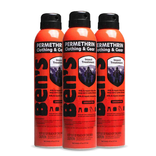 Ben's 6oz continuous spray pack coats fabrics for up to two weeks of protection.