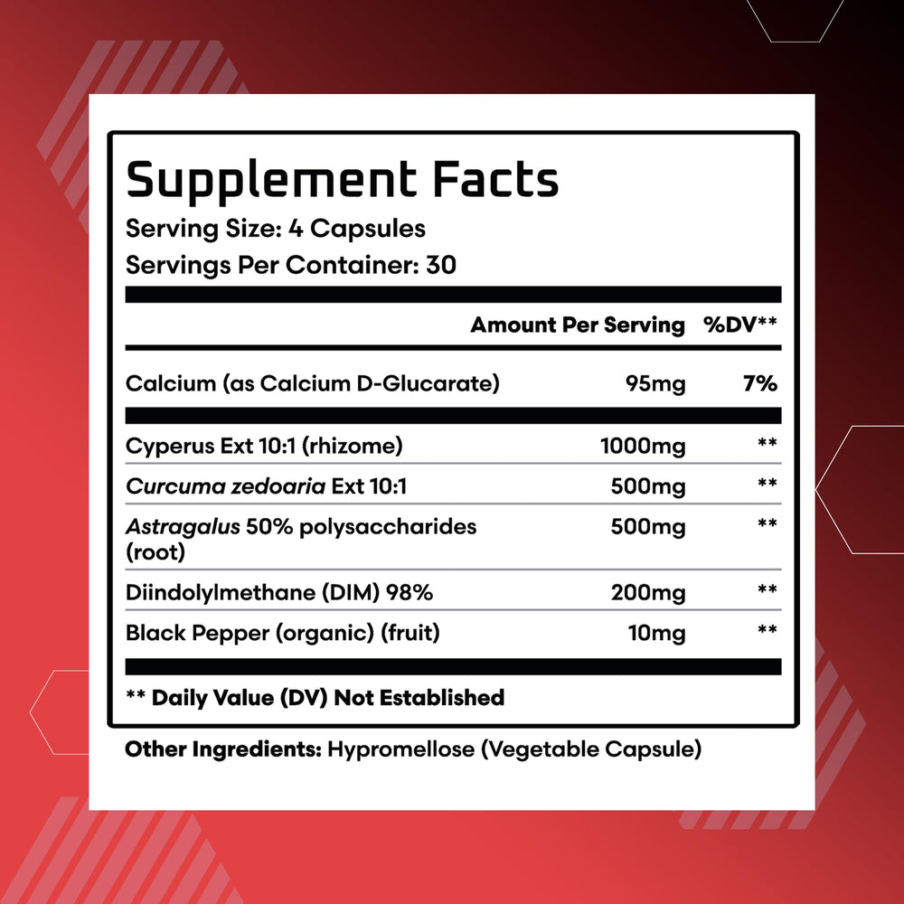Estro Clear black pepper close-up notes absorption benefits in Ben's Natural Health formula