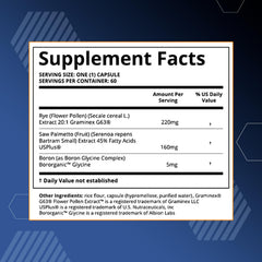 Ben's Natural Health Prostate Power NSF-certified seal signals quality testing