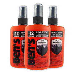 Ben's Tick Repellent bottle with pump showing compact design for outdoor protection