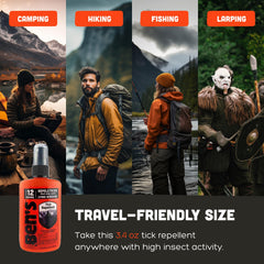 Box packaging of Ben's Tick Repellent highlighting 20% Picaridin