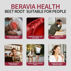 Beravia Health beet root capsules support daily energy and vitality