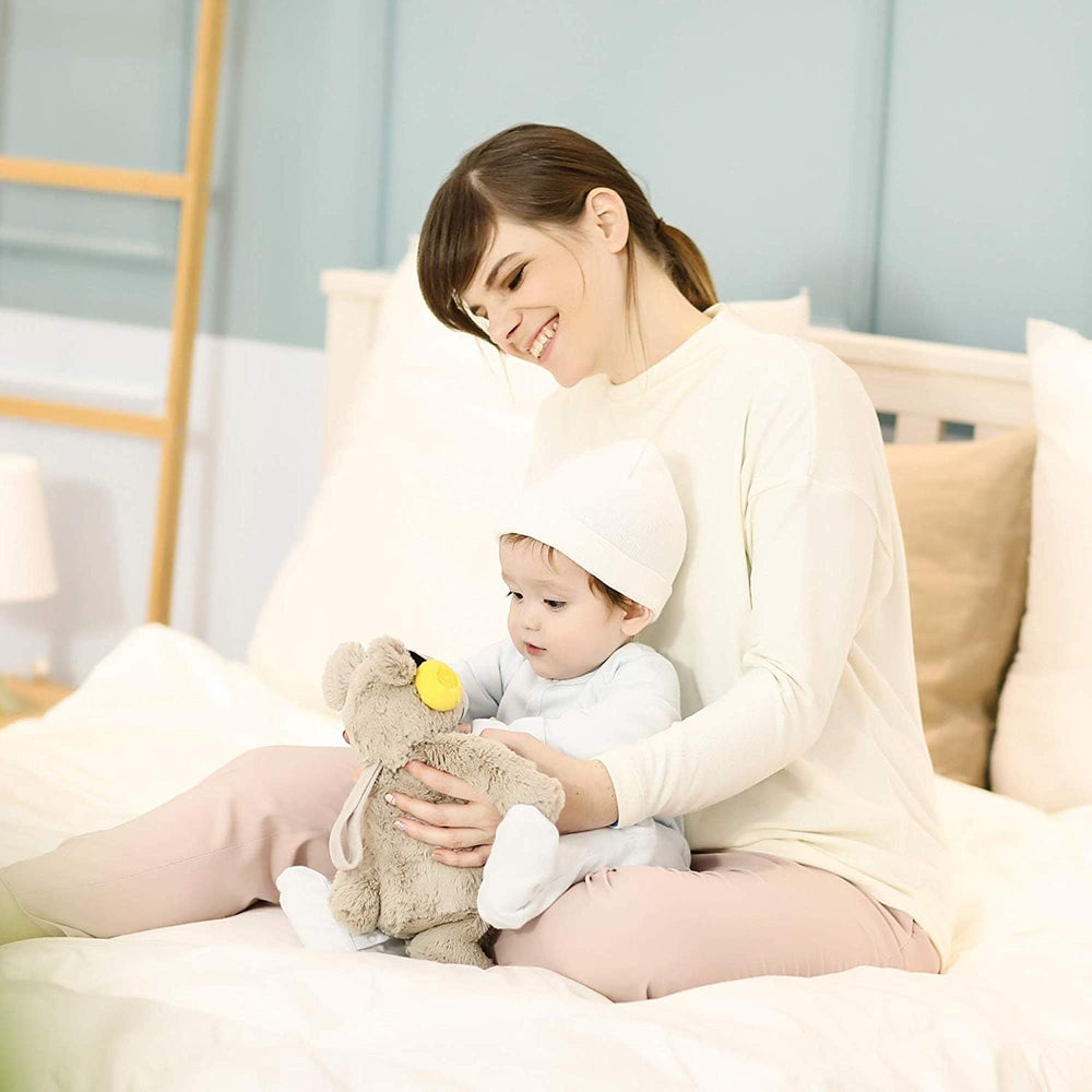 BEREST soft plush bear closeup highlights cozy fabric and huggable charm