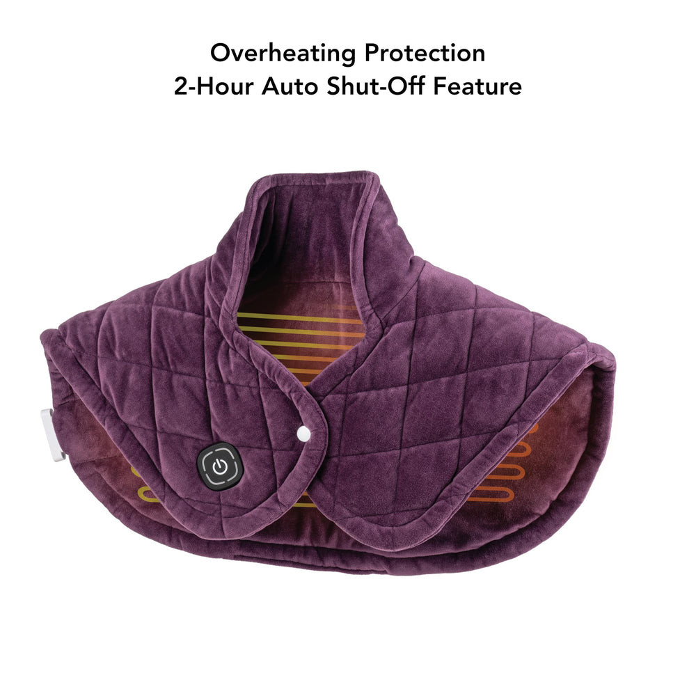 Detachable controller enables machine washing Berkshire Blanket heating pad.