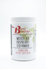 Berry Beautiful Meeker Red Raspberry Seed Powder in yogurt, enhancing texture and nutrition.