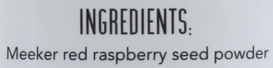 Berry Beautiful Meeker Red Raspberry Seed Powder milled in Washington with no additives.