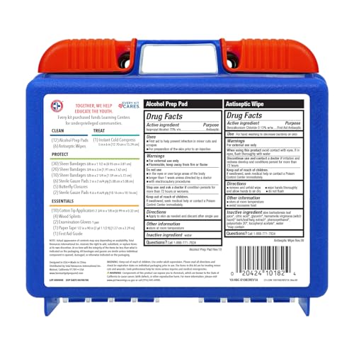 Be Smart Get Prepared antiseptic wipes for quick cleansing on the go