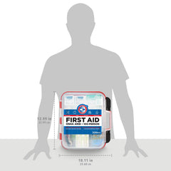 Be Smart Get Prepared durable high-density plastic case protects contents