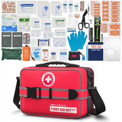 Besst Survivor 401-Piece First Aid Kit with chest seals, organized for quick access