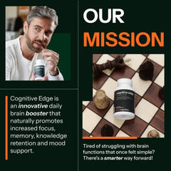 BEST COGNITION Cognitive Edge GMP facility seal indicating third-party tested purity.