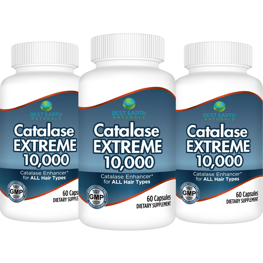 Best Earth Naturals Catalase Extreme bottle-front for hair vitality