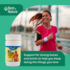 Best in Nature Bone Essense bottle displays USA-made quality and manufacturing origin.