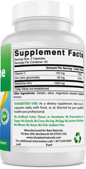 Best Naturals Berberine Plus glass bottle on shelf