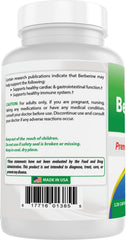 Best Naturals Berberine Plus in use glass with water