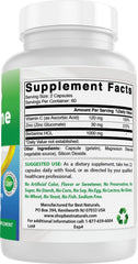 Best Naturals Berberine Plus ingredient label closeup