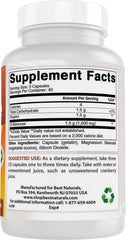 Product label against clean background highlighting no artificial colors.