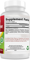 Best Naturals L-Citrulline packaging graphic, clearly labeled 120 tablets.