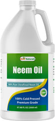 Best Naturals Neem Oil 68oz bottle for versatile skin, hair, and garden care.