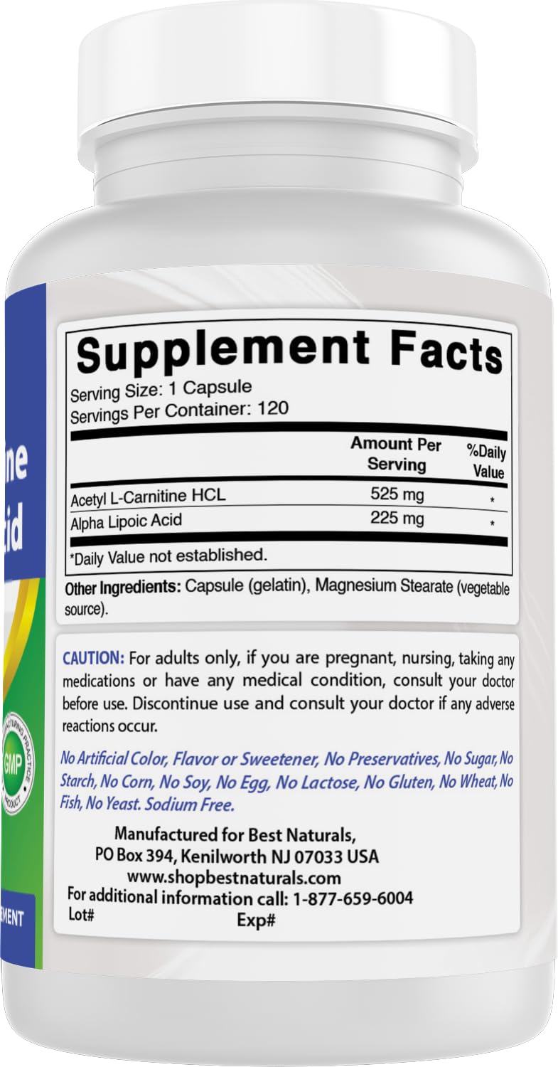 Box packaging of Best Naturals supplement on a clean countertop.