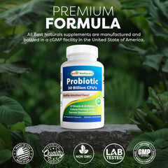 Product label highlights non-GMO and gluten-free features for shoppers.