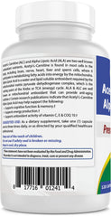 Third-party lab tested seal on Best Naturals Acetyl L-Carnitine Alpha Lipoic Acid.