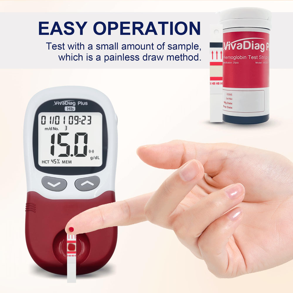 BESTAR LAB Hemoglobin Test Strips Pack ready for quick home testing