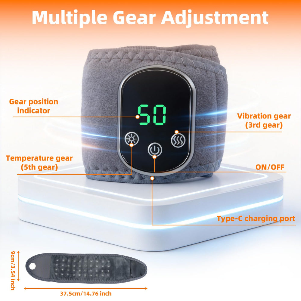 BESTING massager control panel highlights simple two-button operation.