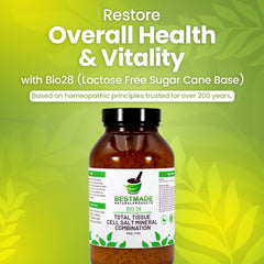 Bestmade BIO28 cellular-support bottle for simple daily use.